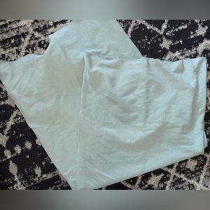 sage green swaddle/receiving blanket